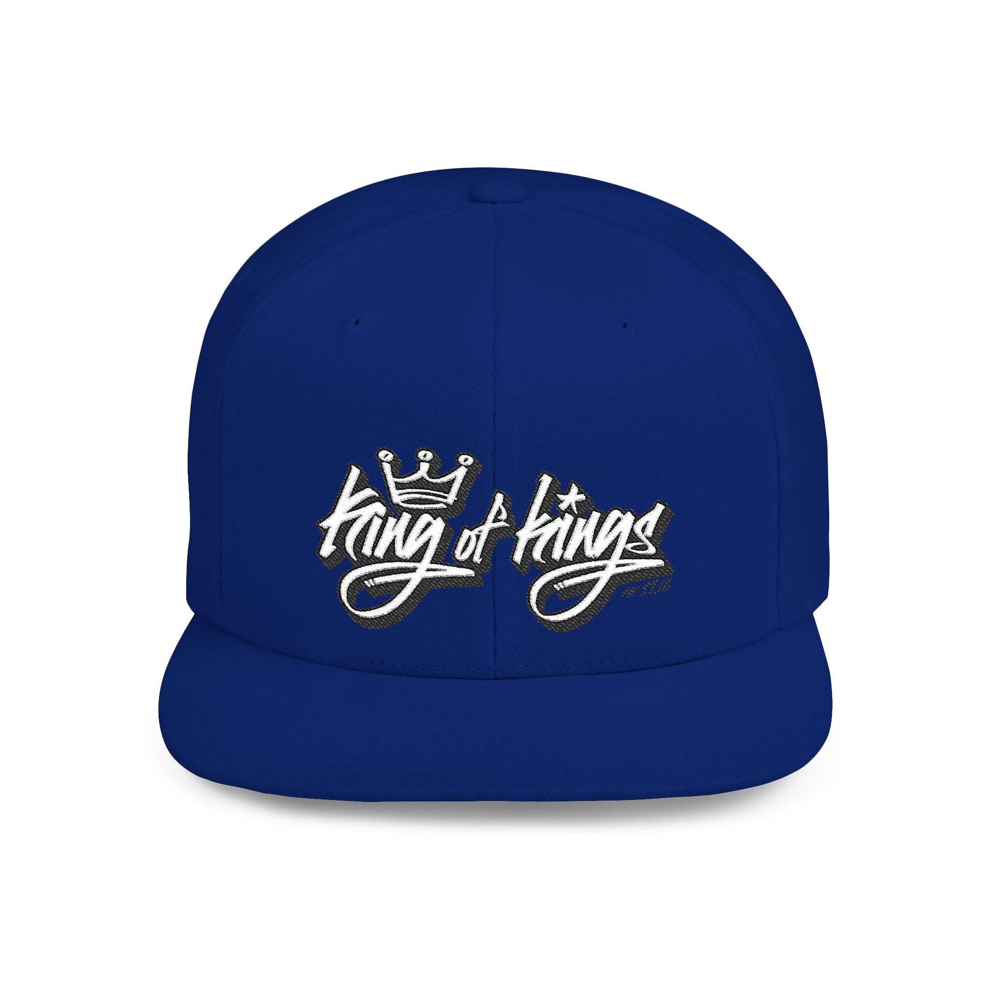 King of Kings rev 19:16 Flat Bill Snapback Hat