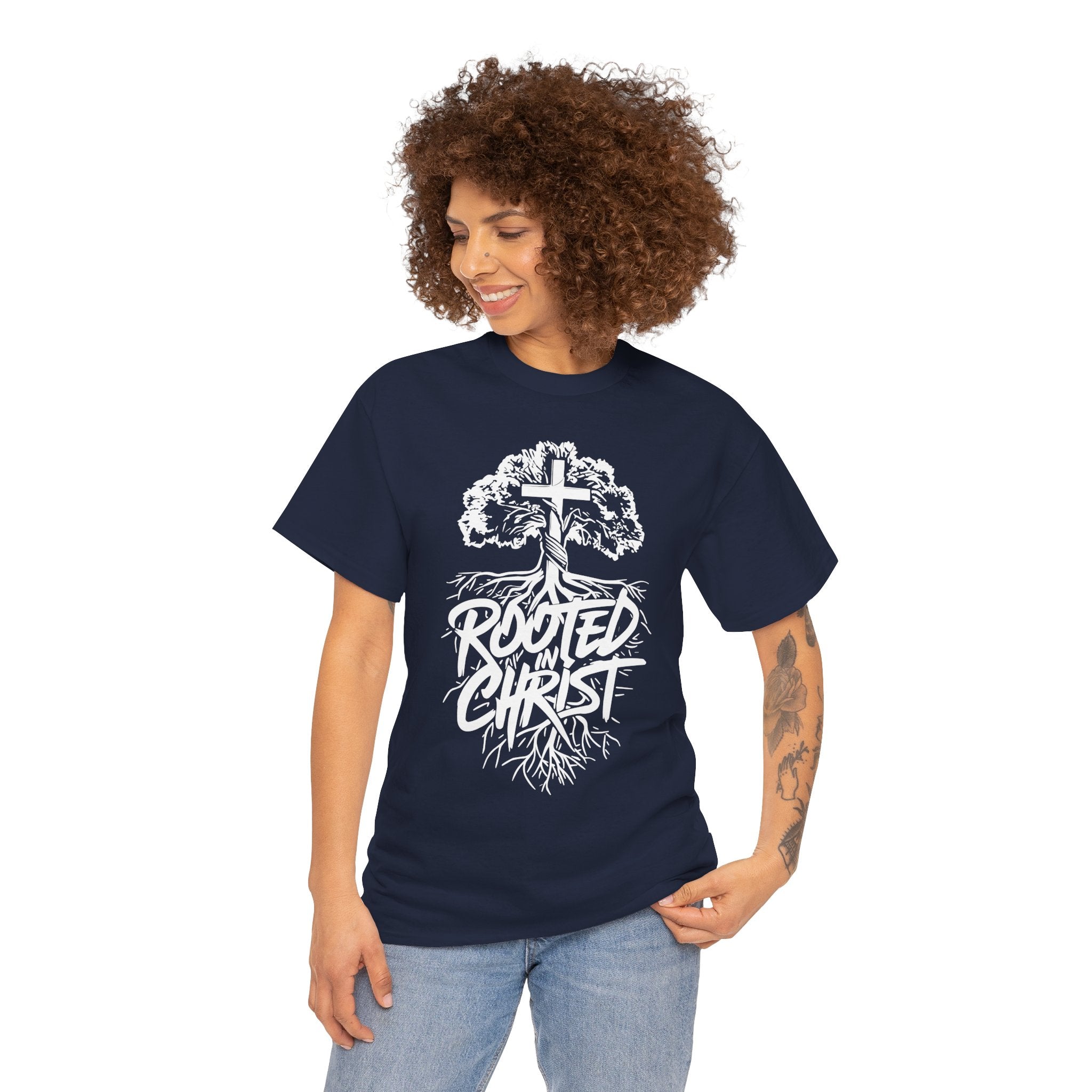 Rooted in Christ Tee Christian Shirt Unisex T-Shirt