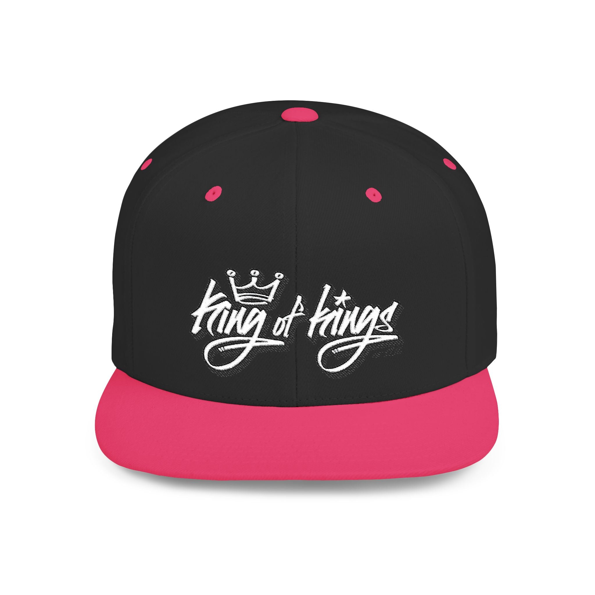 King of Kings rev 19:16 Flat Bill Snapback Hat