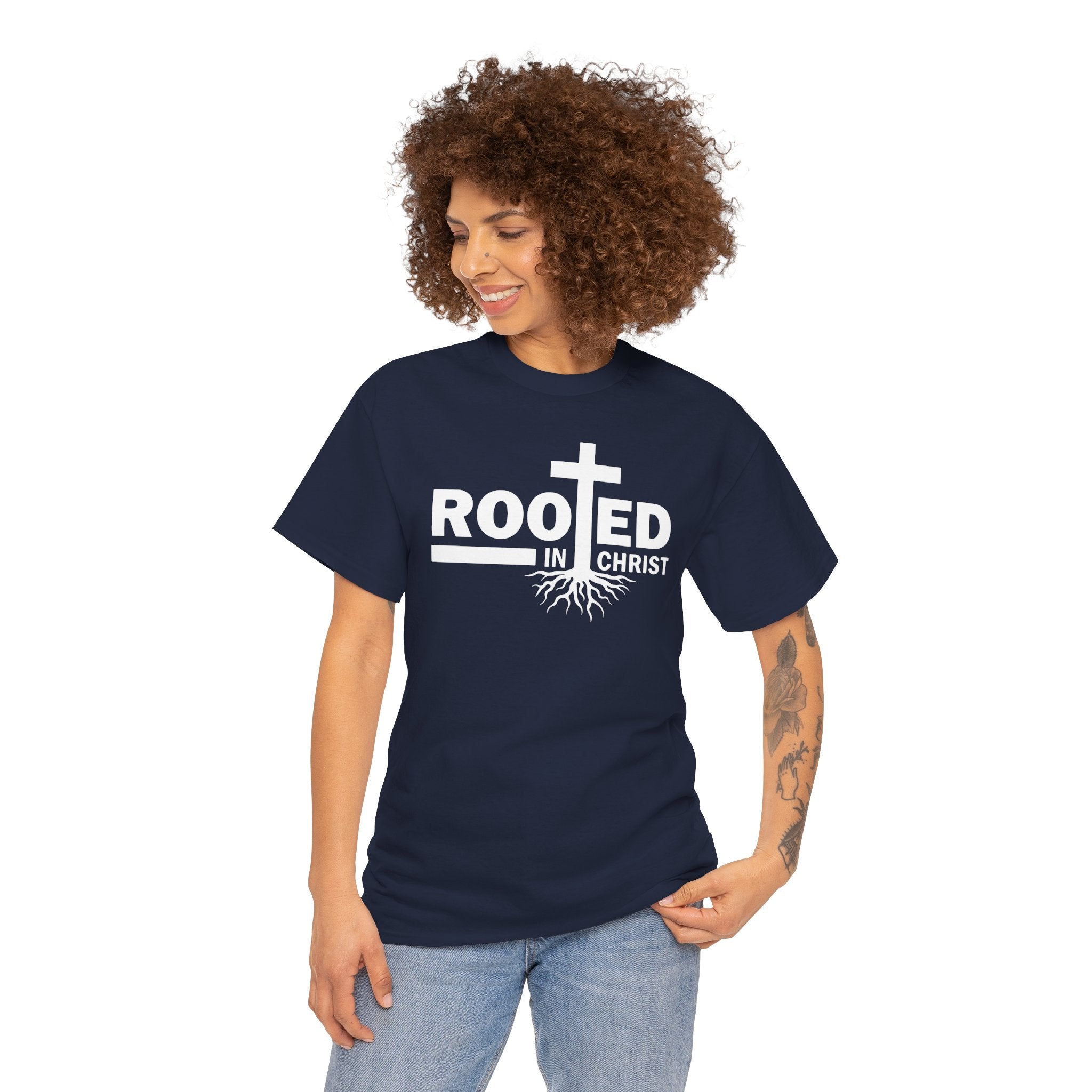Rooted in Christ Tee Christian Shirt Unisex T-Shirt