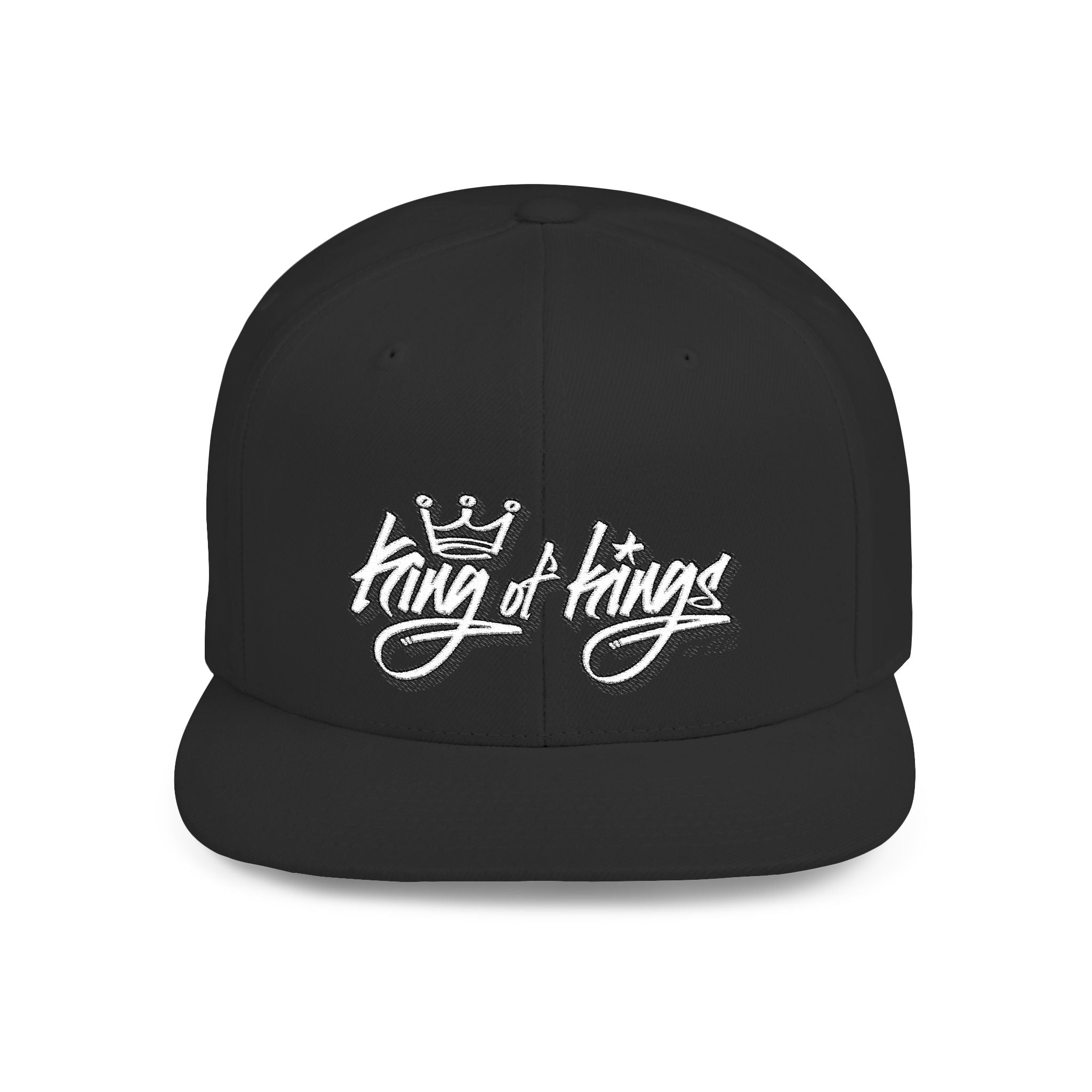 King of Kings rev 19:16 Flat Bill Snapback Hat