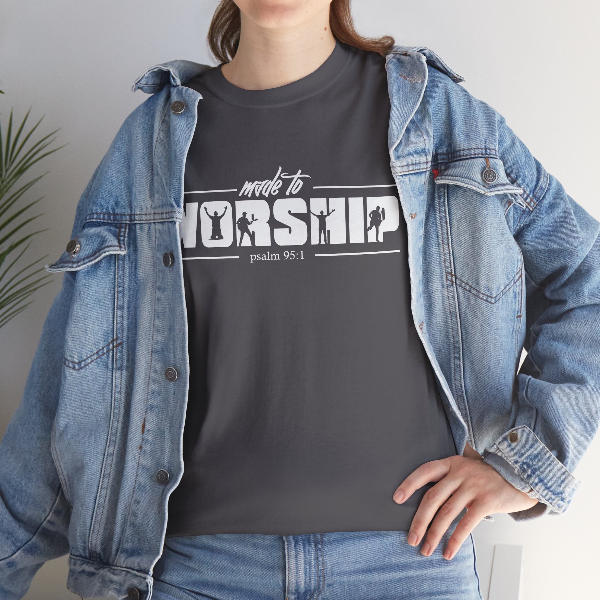 Made to Worship psalms 95:1 Unisex T-Shirt - Christian Tee
