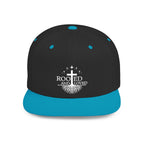 Rooted and Loved Flat Bill Snapback Hat