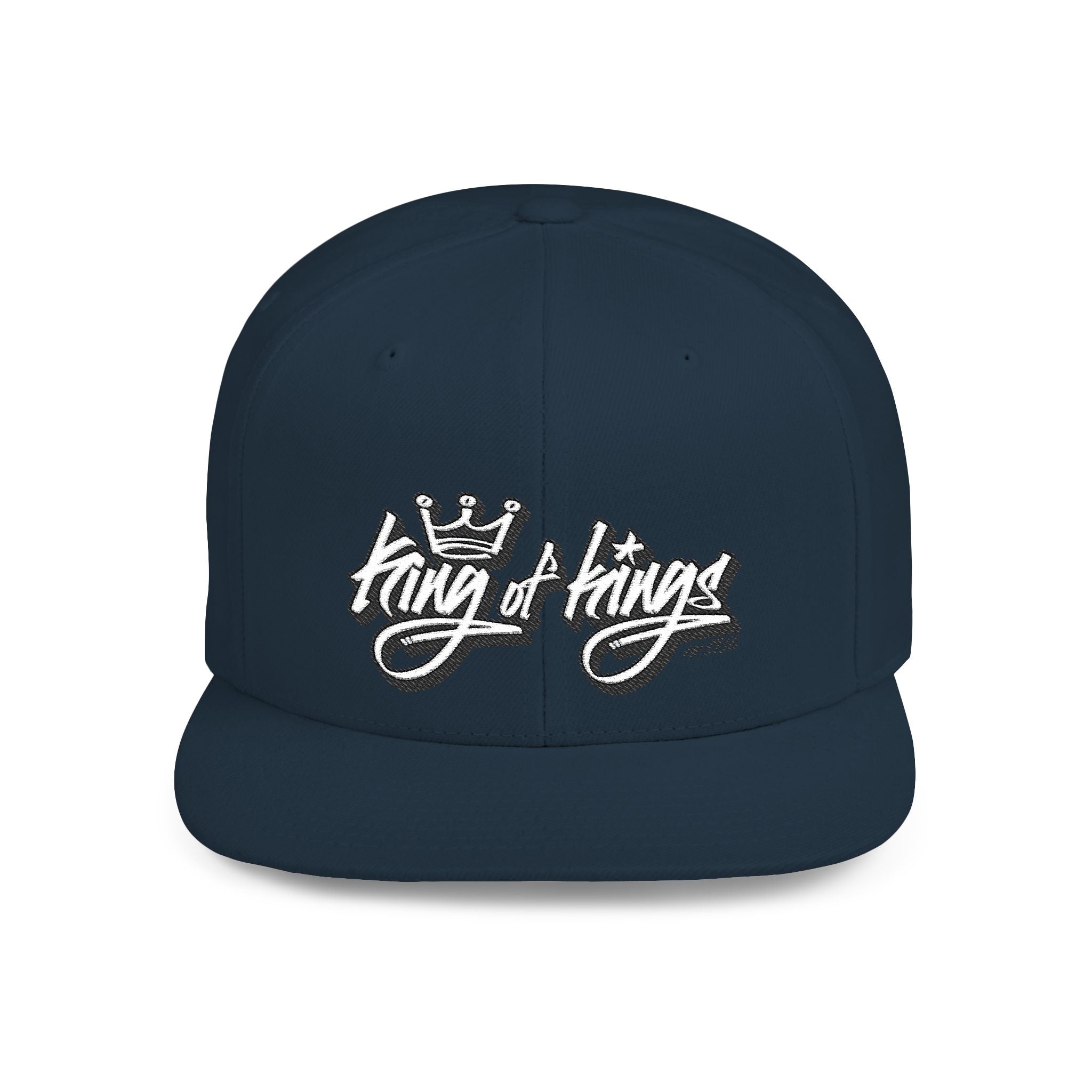 King of Kings rev 19:16 Flat Bill Snapback Hat