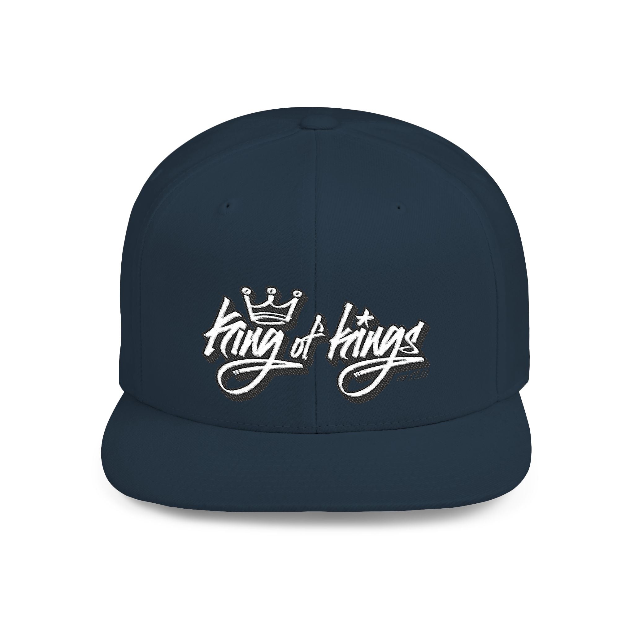 King of Kings rev 19:16 Flat Bill Snapback Hat