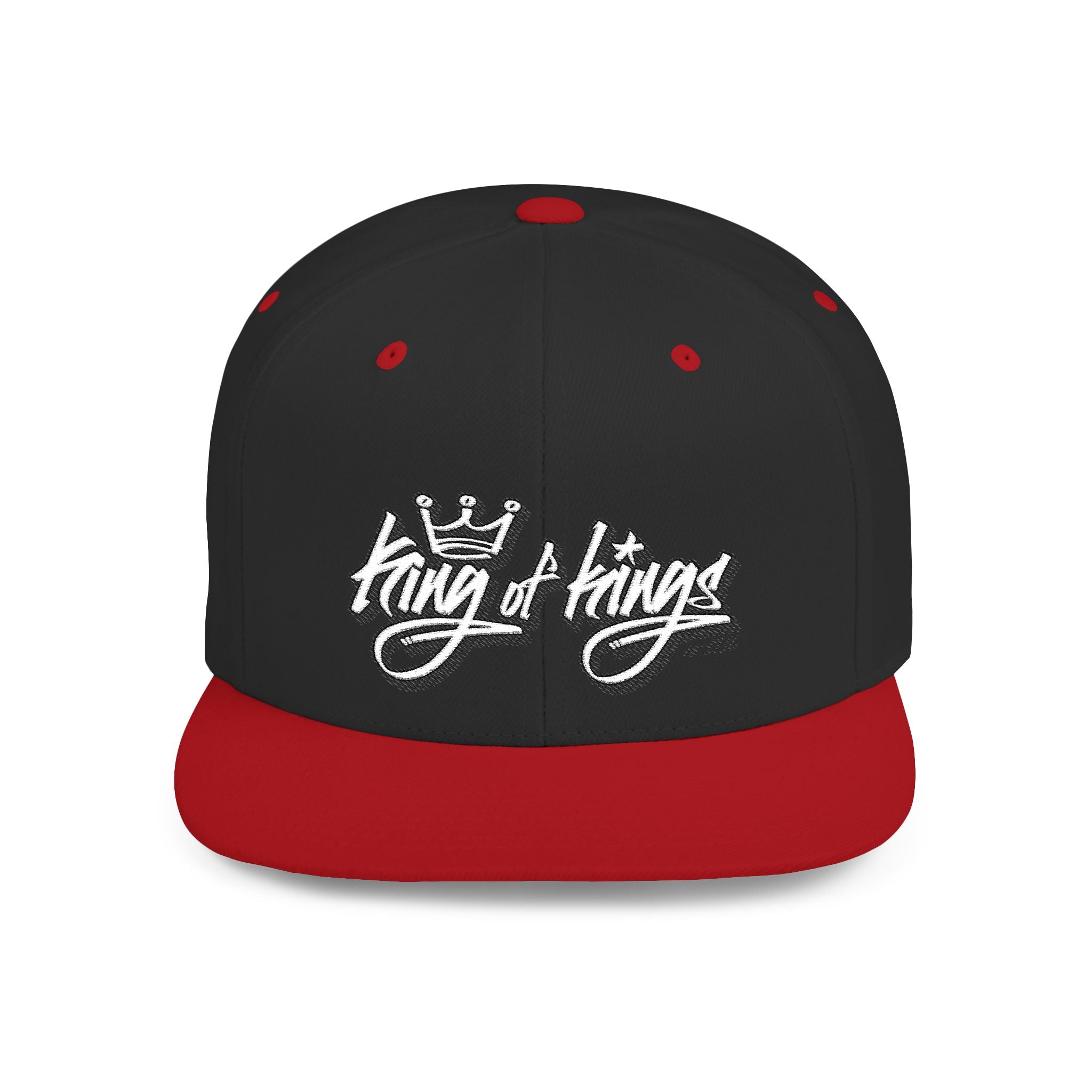 King of Kings rev 19:16 Flat Bill Snapback Hat