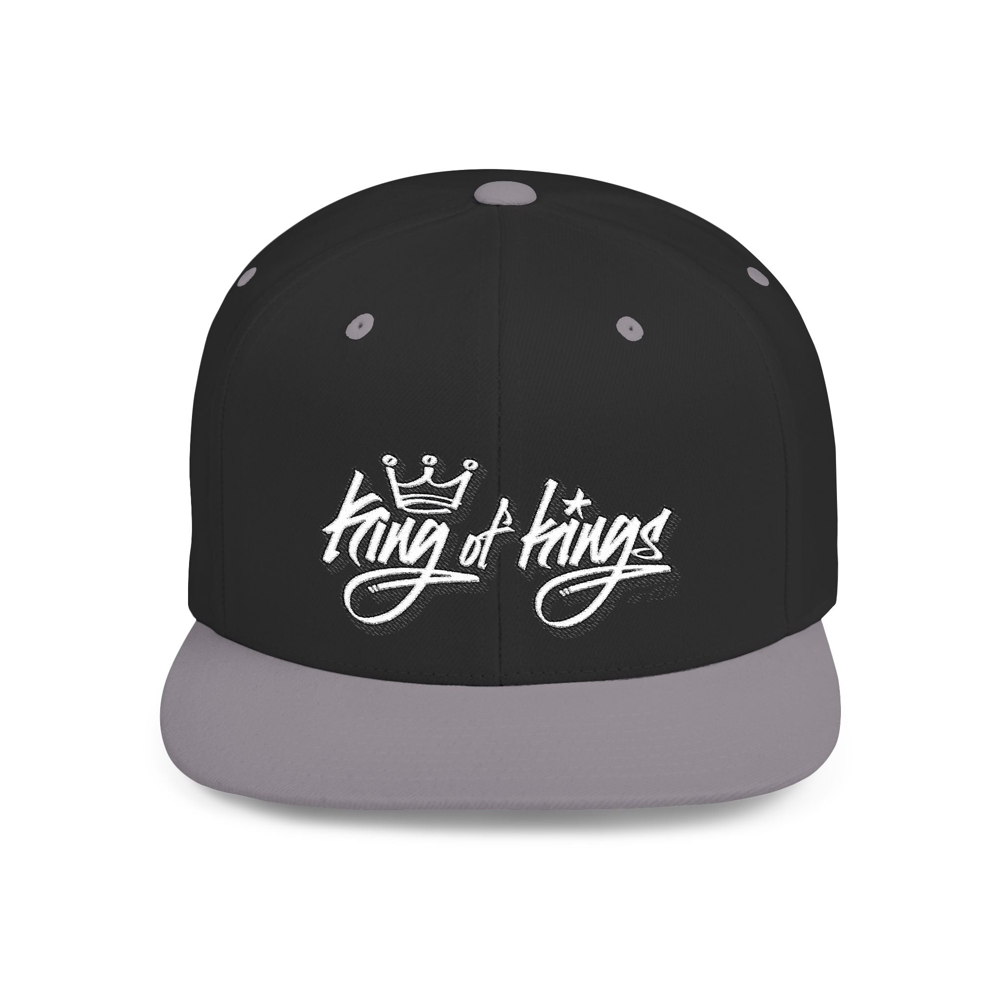 King of Kings rev 19:16 Flat Bill Snapback Hat