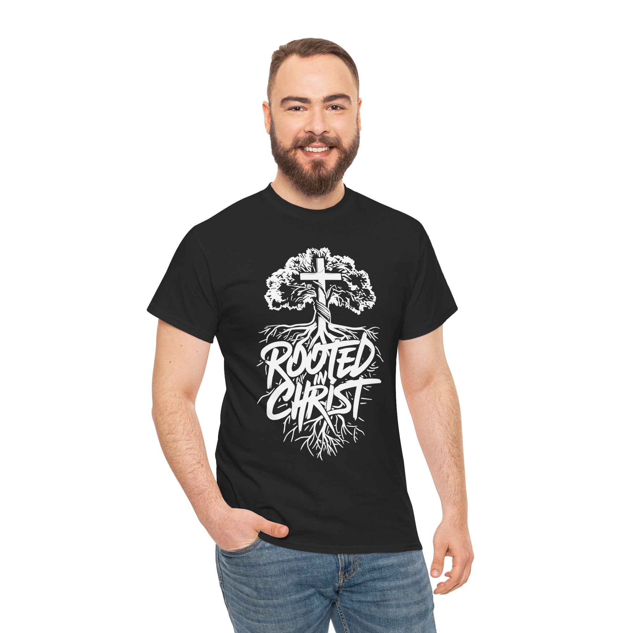 Rooted in Christ Tee Christian Shirt Unisex T-Shirt