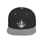 Rooted and Loved Flat Bill Snapback Hat
