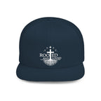 Rooted and Loved Flat Bill Snapback Hat