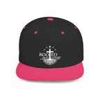 Rooted and Loved Flat Bill Snapback Hat