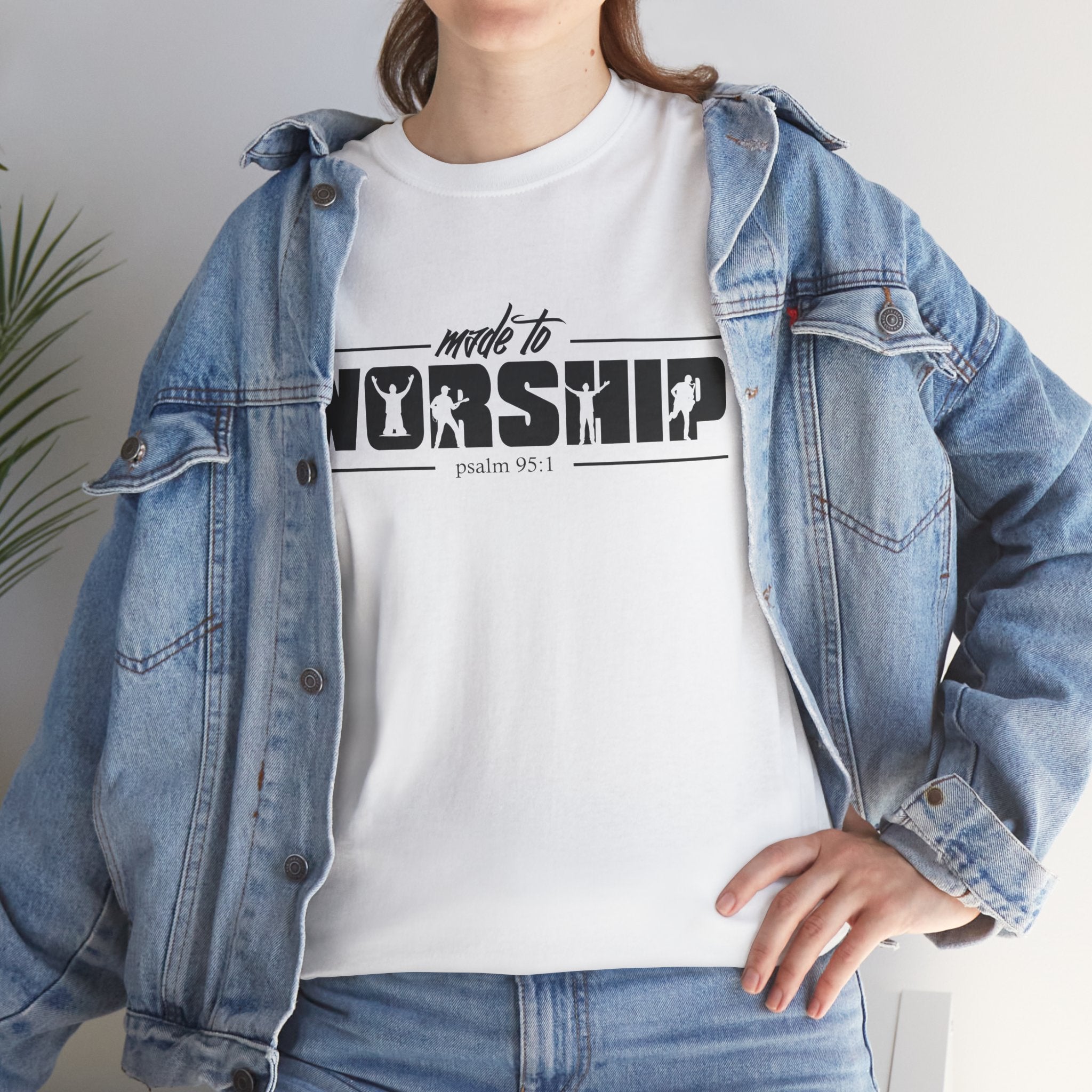 Made to Worship psalms 95:1 Unisex T-Shirt - Christian Tee