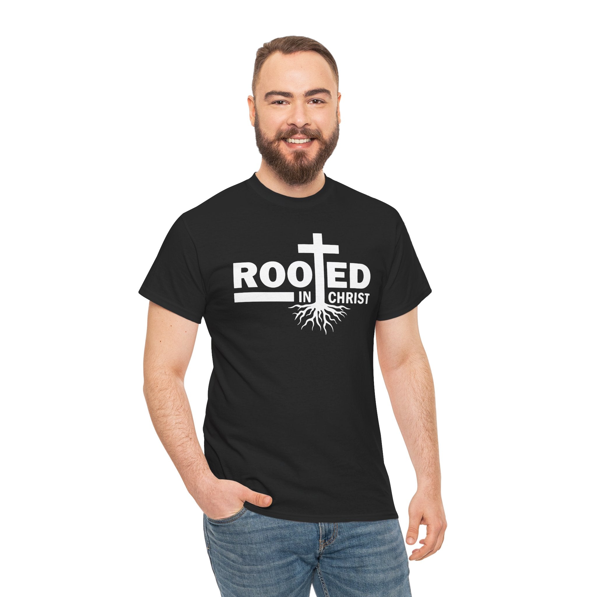 Rooted in Christ Tee Christian Shirt Unisex T-Shirt